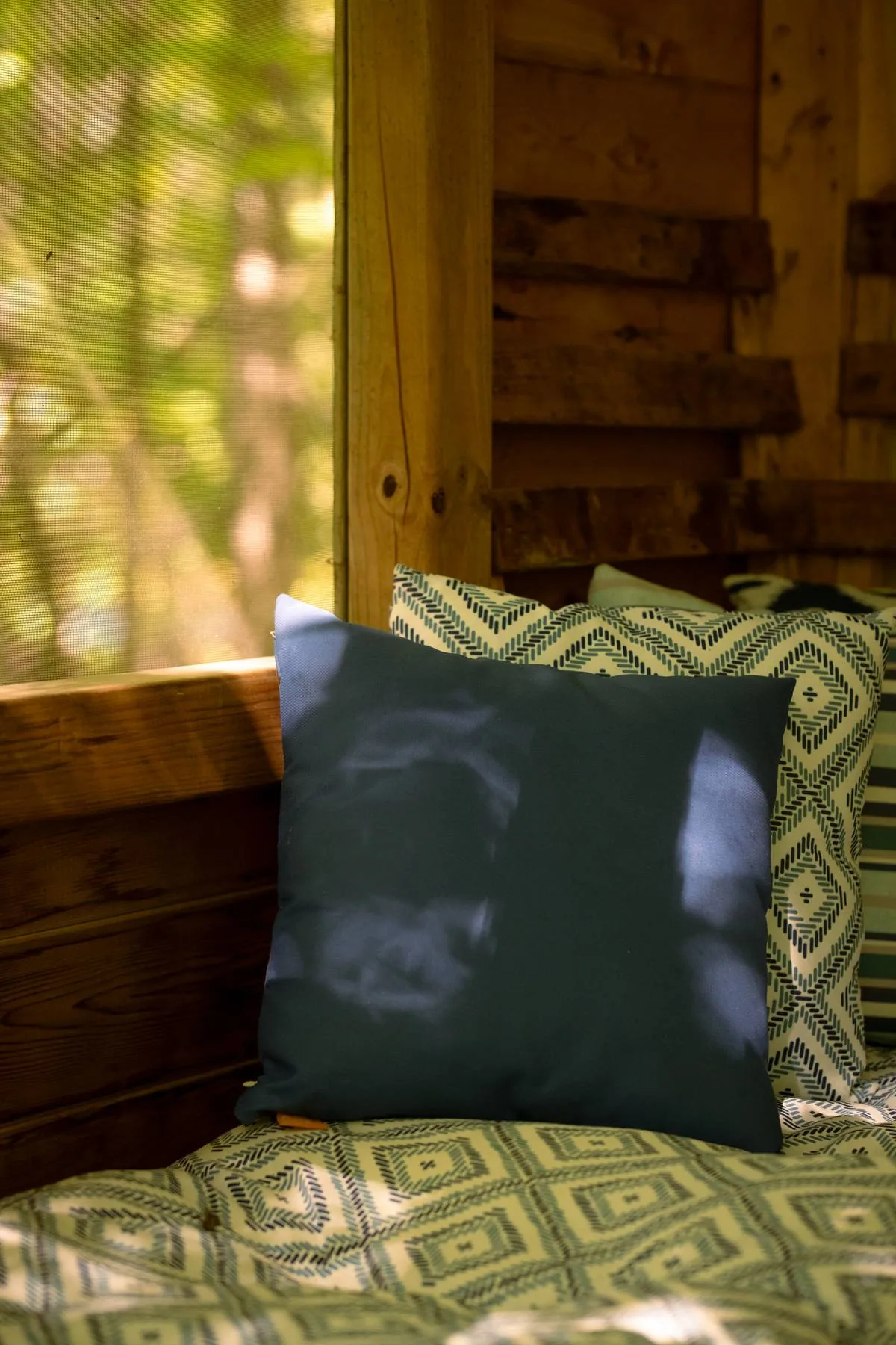 Cabane à feu — coin détente