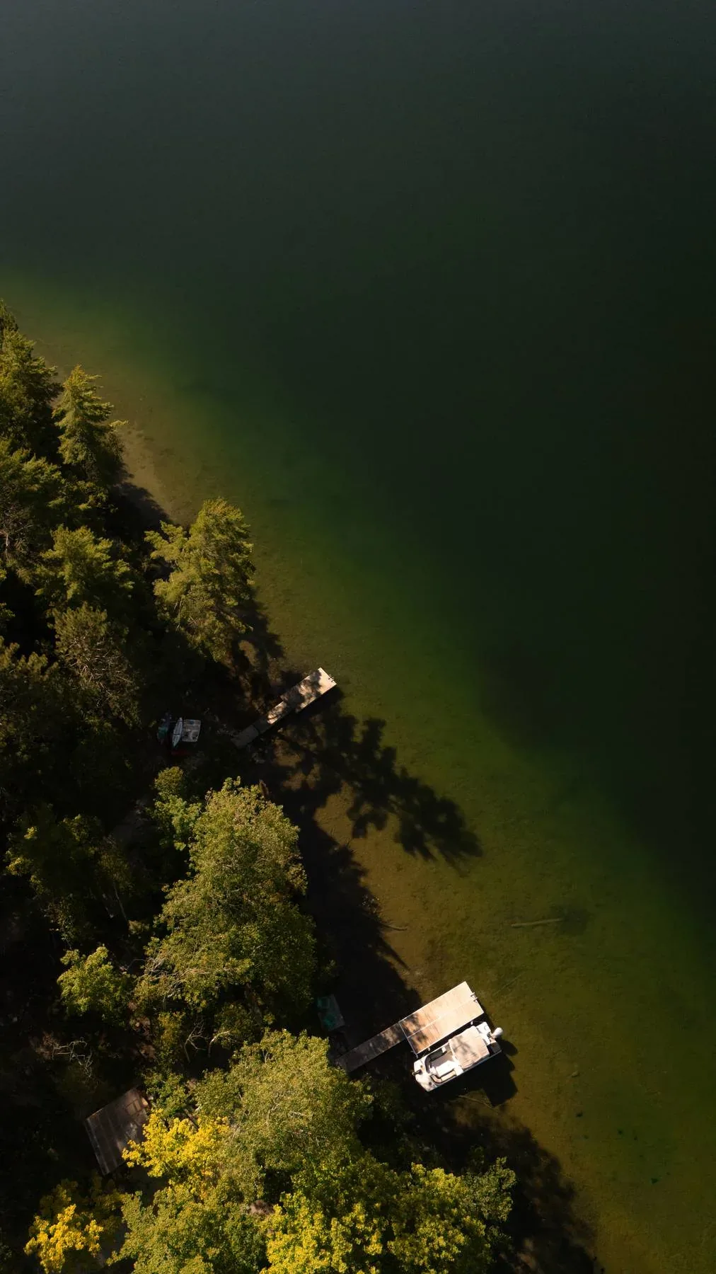 pergola lake aerial dock