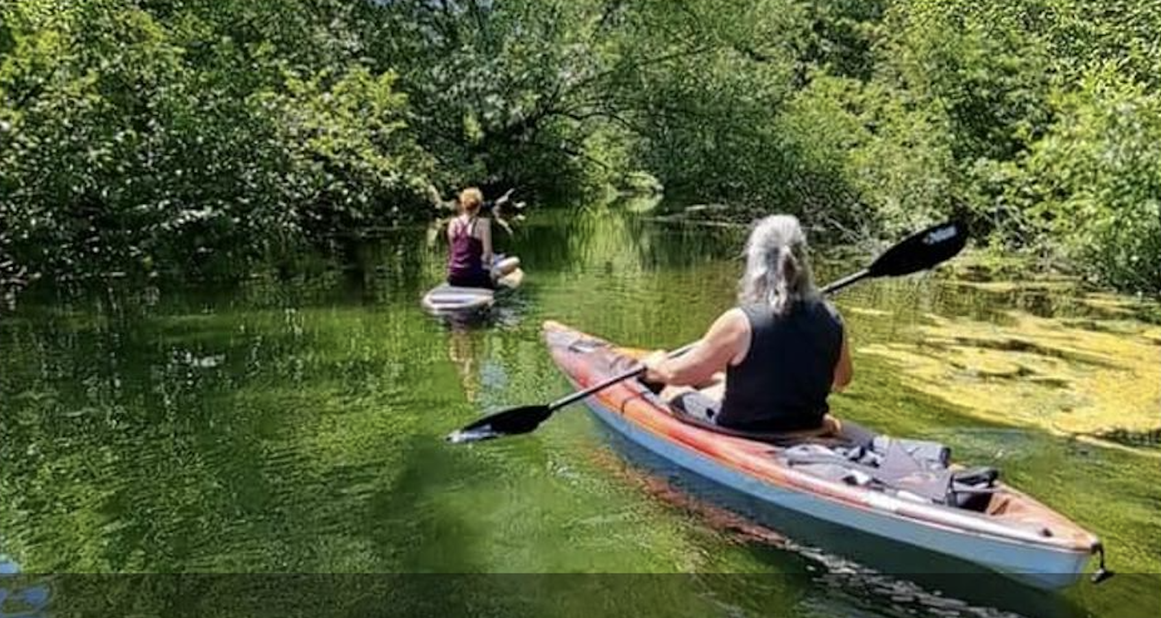 Kayak sur la rivière