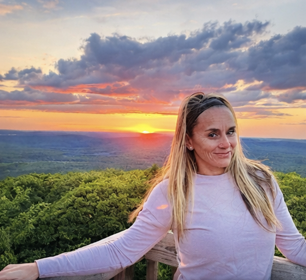 Coucher de soleil au sommet